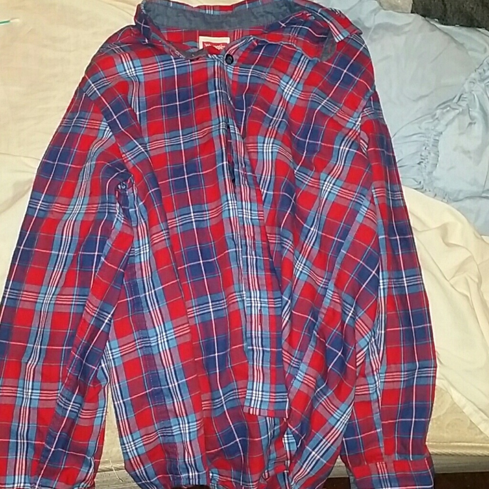 Boys long sleeve button up shirt